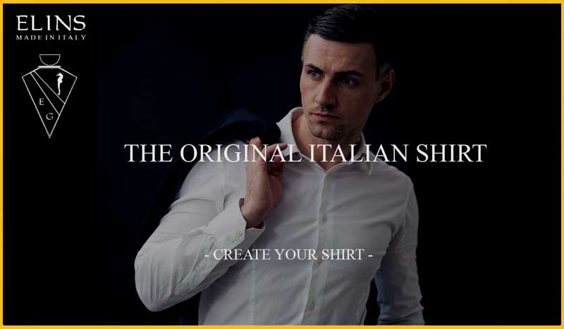 Original italian shirt fashion clothing and tailoring